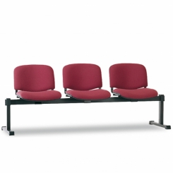 Kėdžių blokas ISO 3 vietų