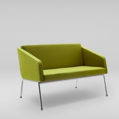 Sofa FIN2 su porankiais metaliniu rėmu